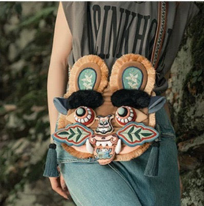 Tiger Head Mini Shoulder Bag