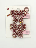 Butterfly hair pins 2pcs
