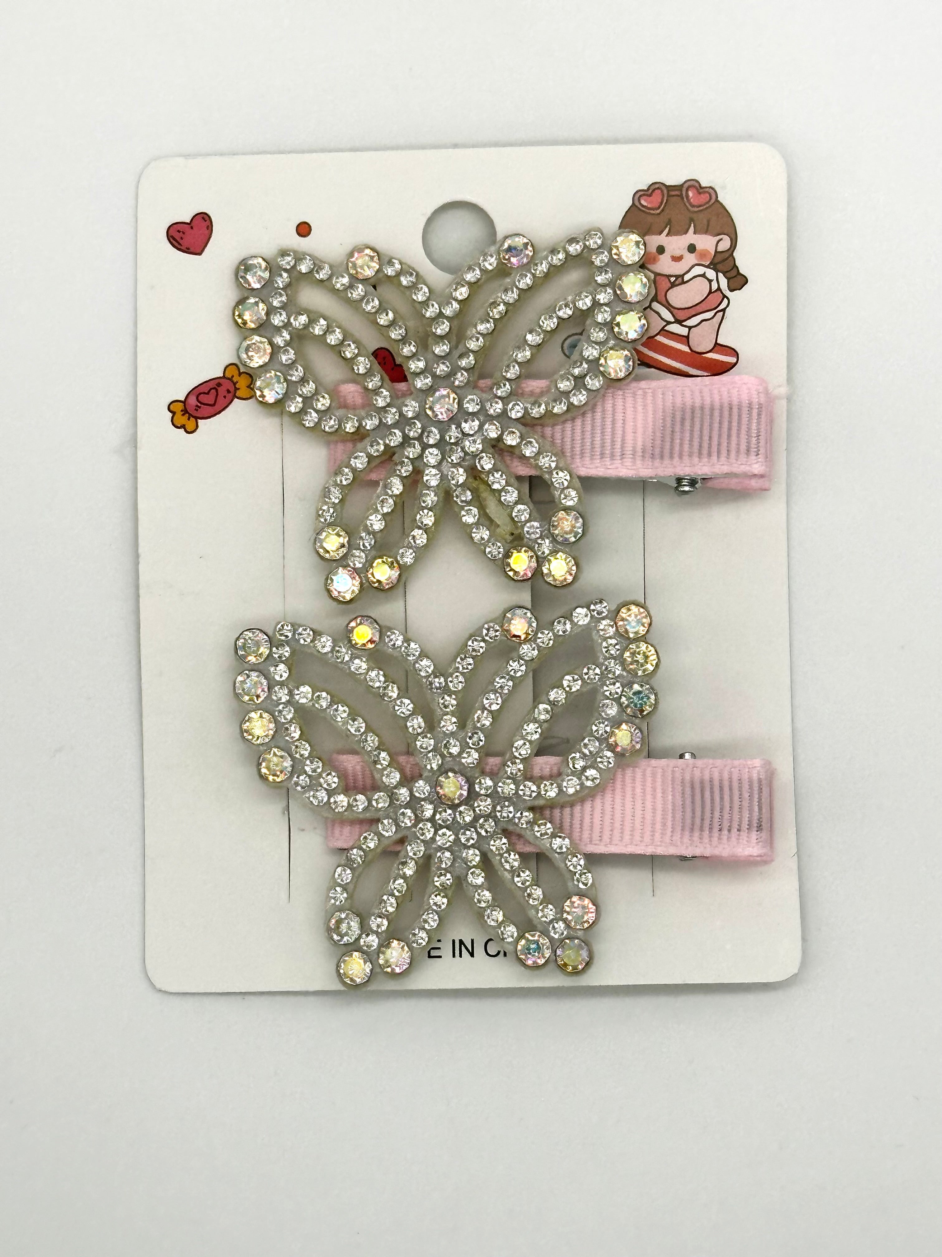Butterfly hair pins 2pcs