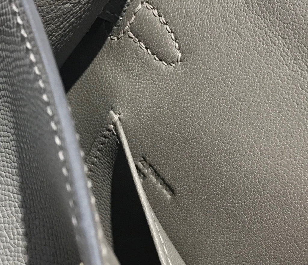 HERMES KELLY MINI 20 DARK GREY EPSOM GOLD HARDWARE