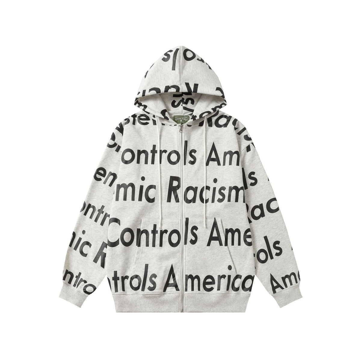 Denim Tears Hoodie Alphabet Cardigan Hooded Sweater