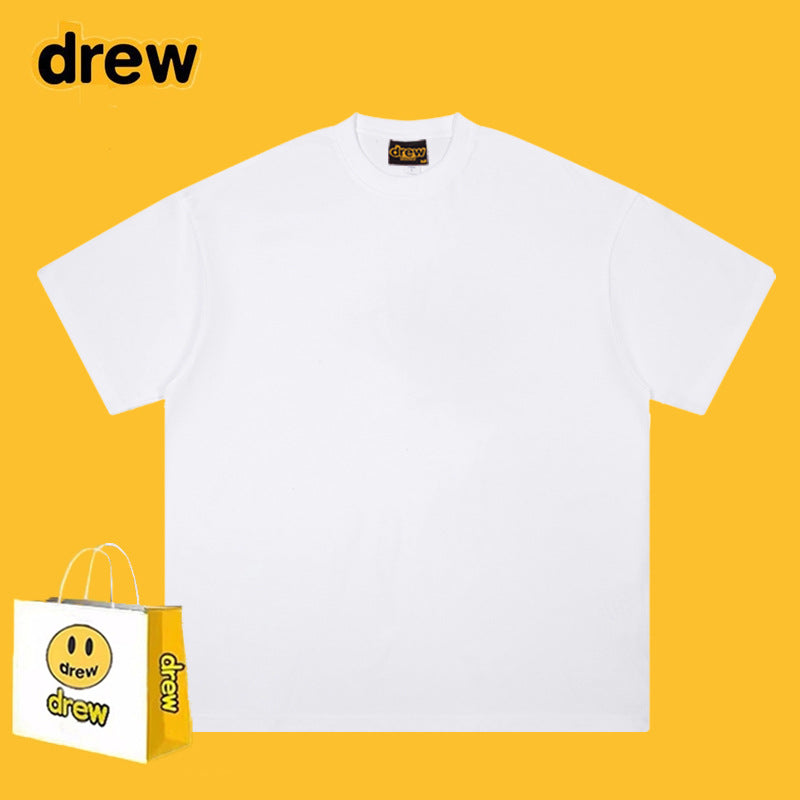 Drew T-shirts Smiley Face Alphabet Graffiti Print