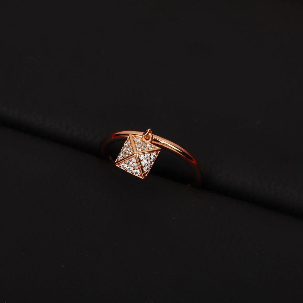 18K Chaine D'ancre Verso Hermes Ring