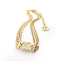 18K  Chanel Chain Choker Necklace