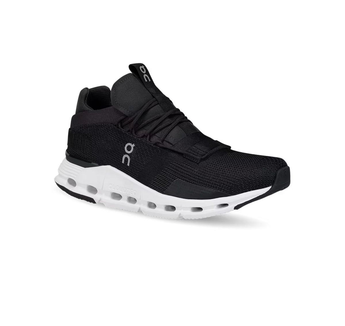 On Women's Cloudnova Phantom/White Lifestyle Sneakers