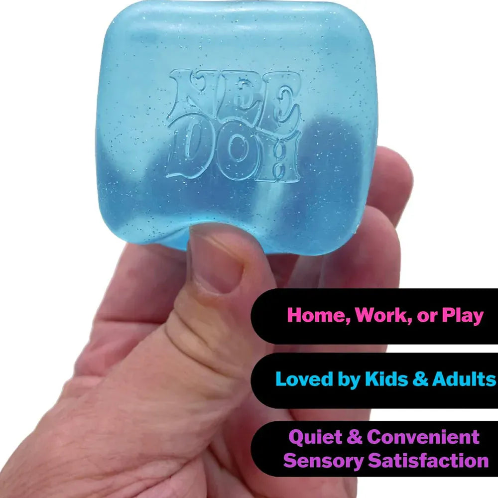 Schylling NeeDoh Nice Cube - 2.25" Premium Sensory Stress Relief Toy