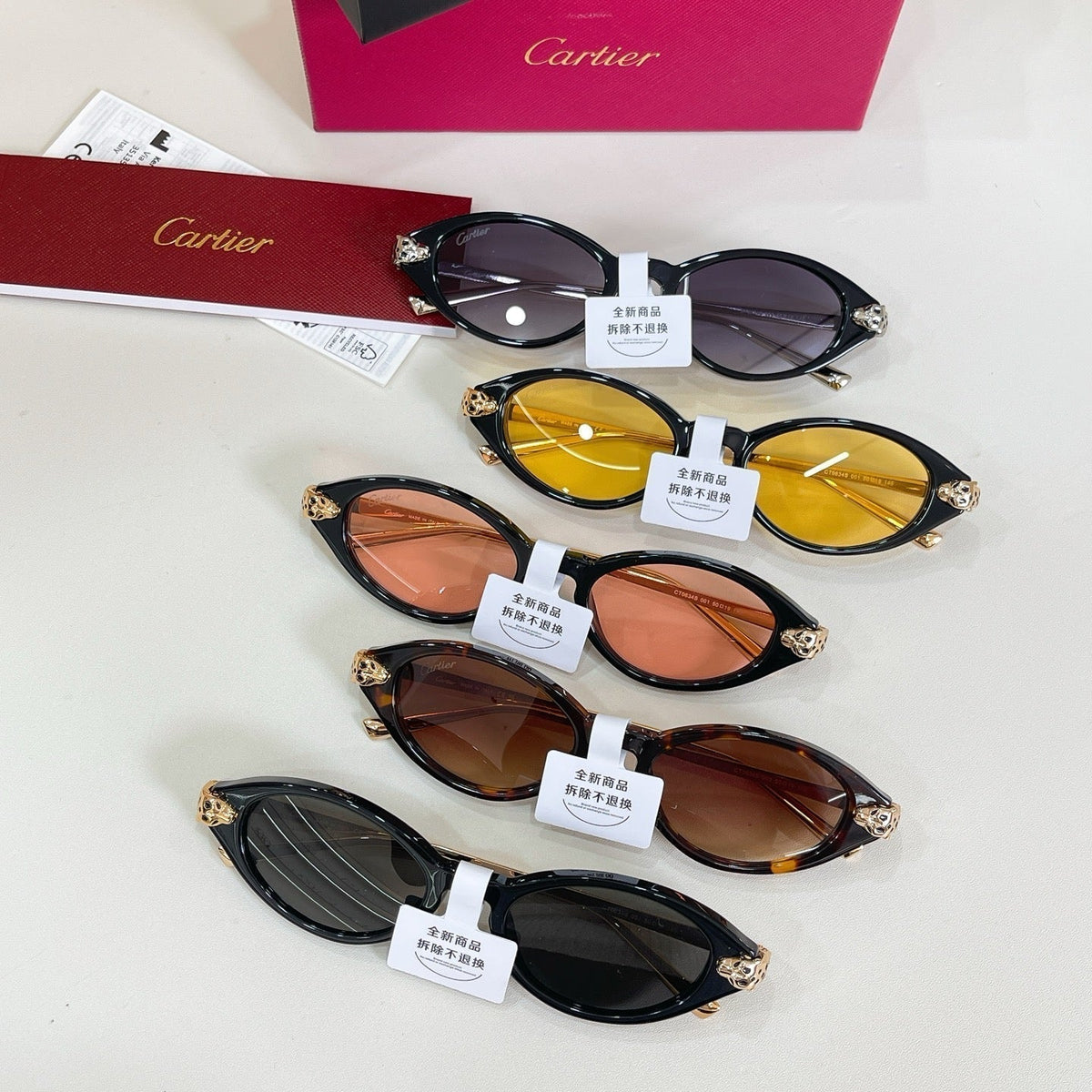 Cartier CT0634S Sunglasses - 50-19-145