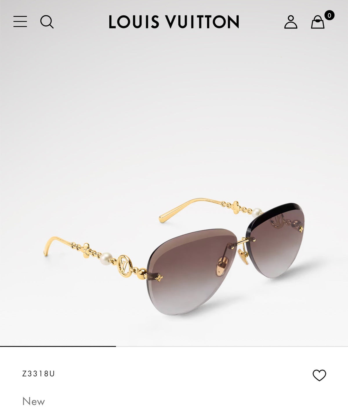 Louis Vuitton Z3318U Sunglasses - 64-14-145